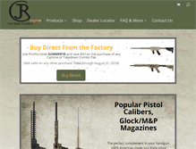 Tablet Screenshot of justrightcarbines.com